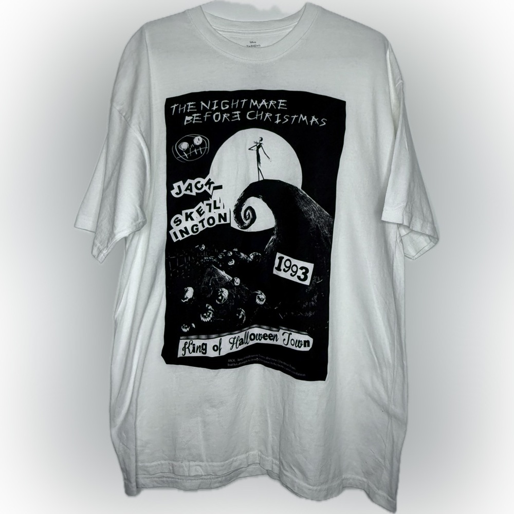 Disney The Nightmare Before Christmas Graphic Adult T-shirt Size X-Large